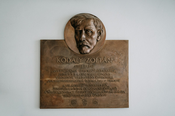 Pamätná tabuľa Zoltána Kodálya