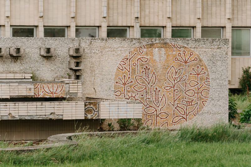 Fontána v areáli nemocnice