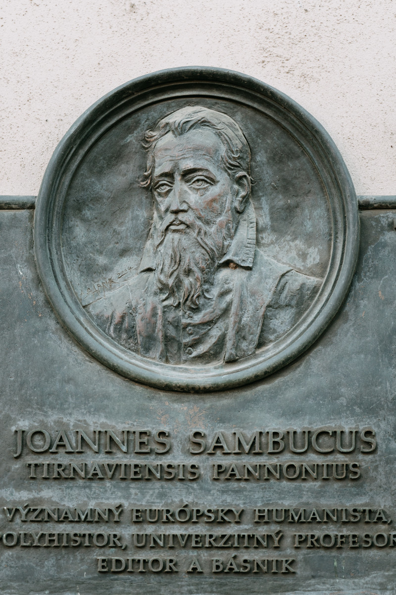 Pamätná tabuľa Jána Sambucusa