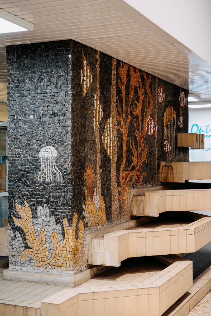 Fontána vo vestibule polikliniky dospelých