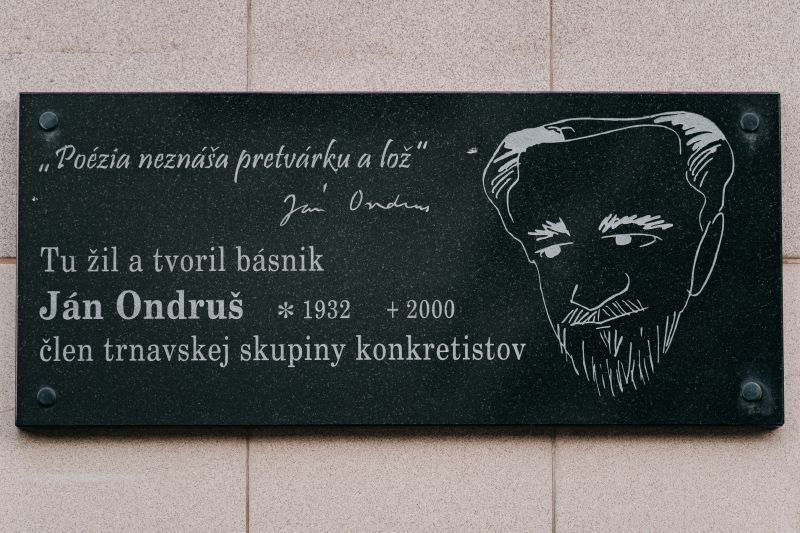 Pamätná tabuľa Jána Ondruša